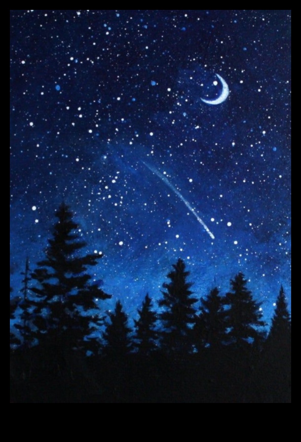 Moonlit Meadows: Ethereal Landscapes under Night Skies