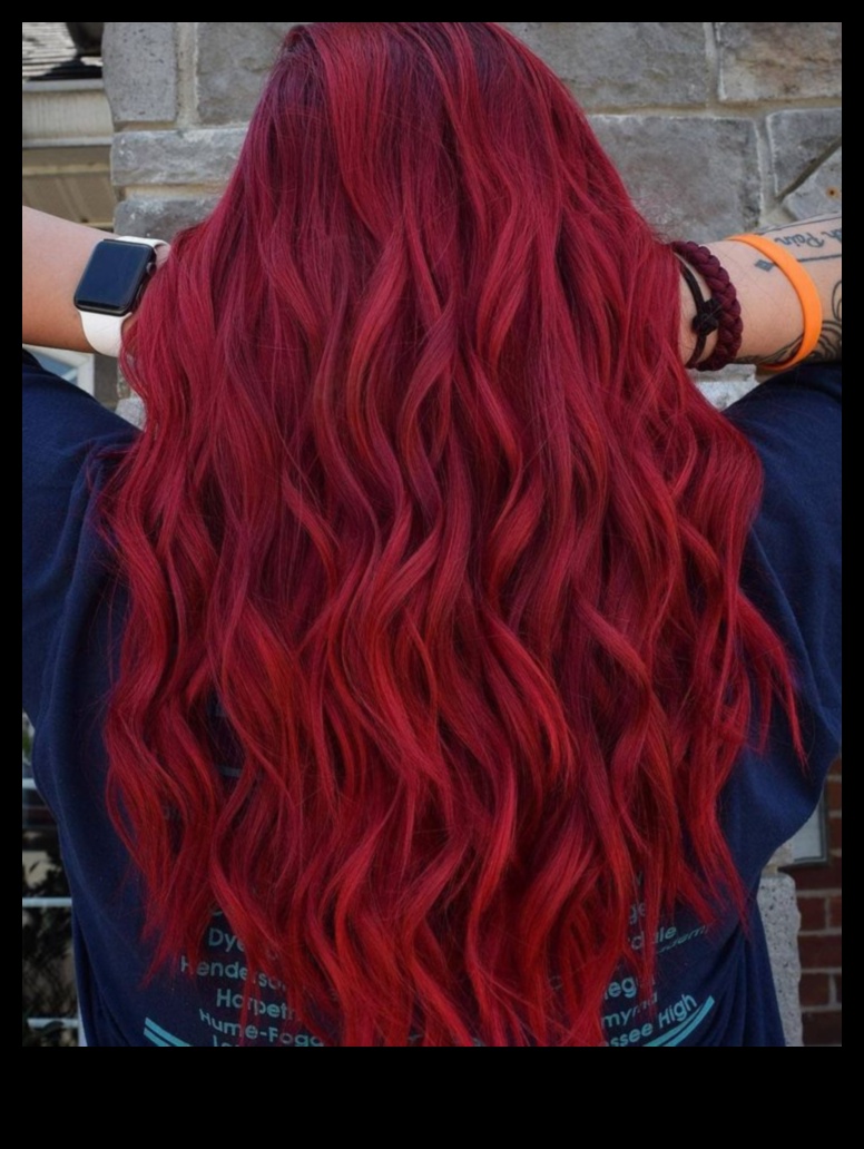 Celestial Crimson: Red and Aburn Hair Inspirations for a Stellar look