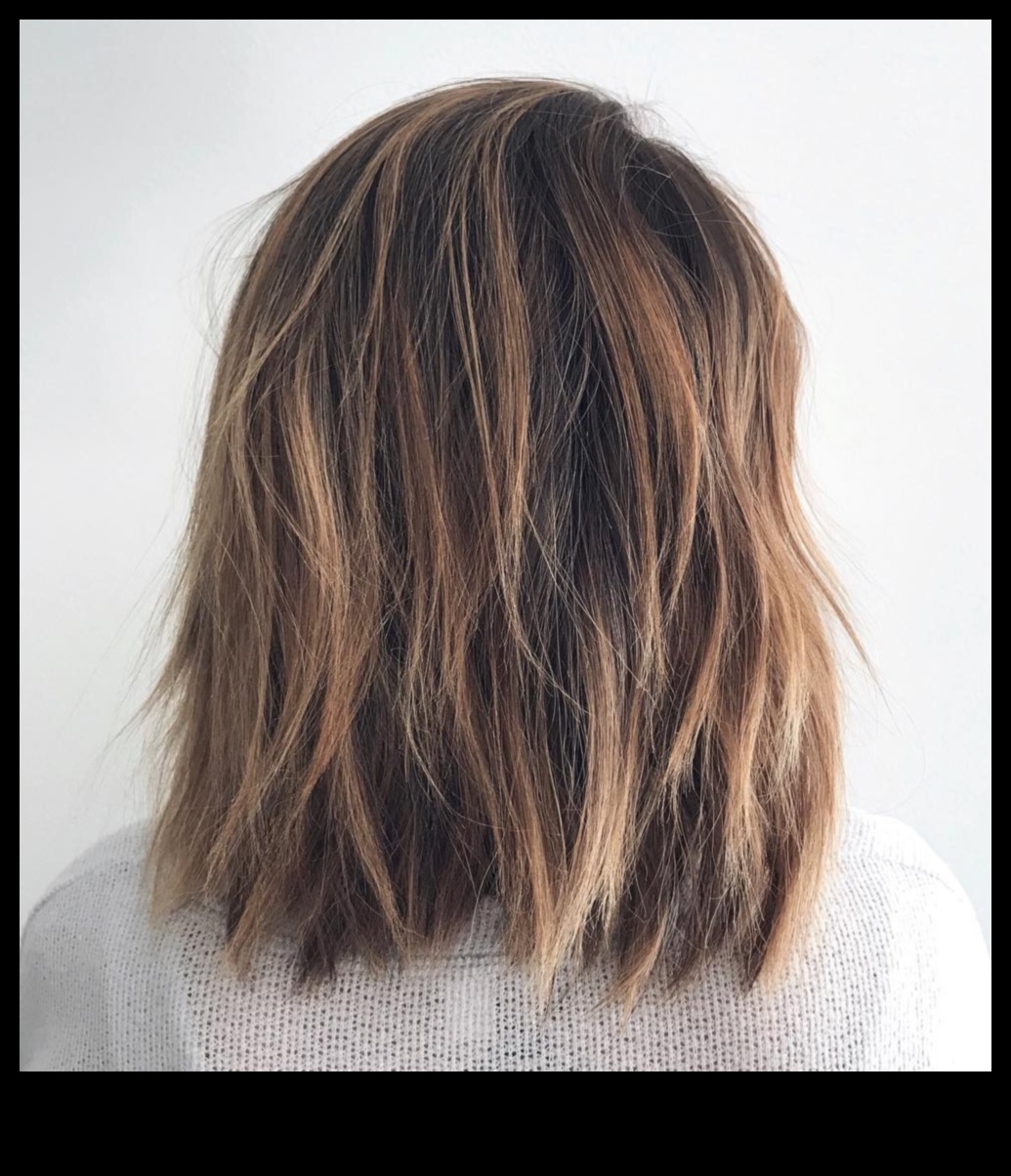 Στρώματα με υφή: Αγκαλιασμένη διάσταση στα μεσαίου μήκους μαλλιά σας