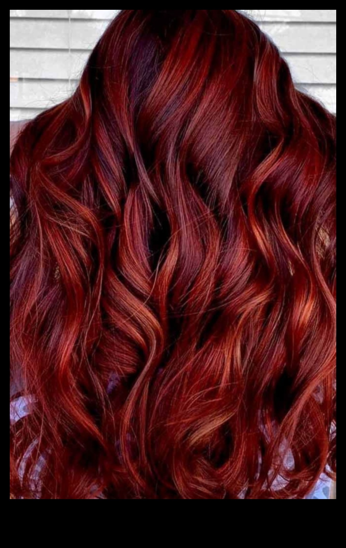 Celestial Crimson: Red and Aburn Hair Inspirations for a Stellar look